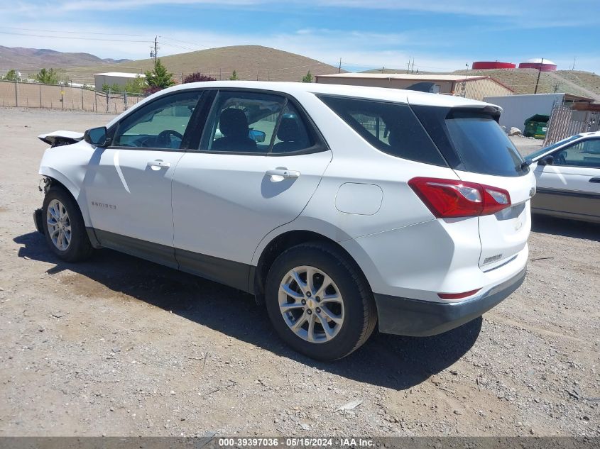 2018 Chevrolet Equinox Ls VIN: 2GNAXHEV3J6217223 Lot: 39397036