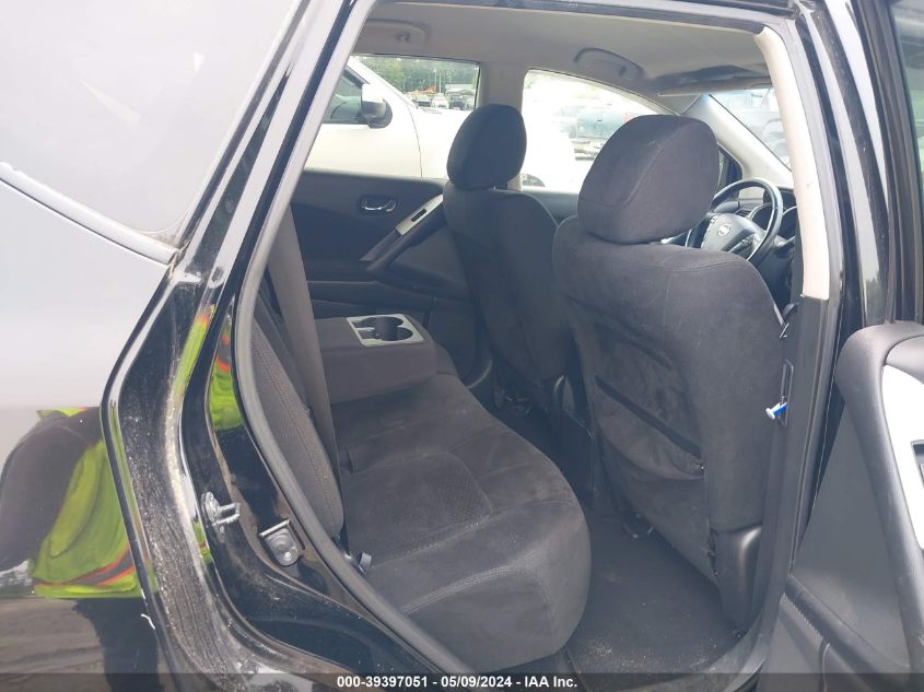 2014 Nissan Murano Sv VIN: JN8AZ1MW8EW519630 Lot: 39397051