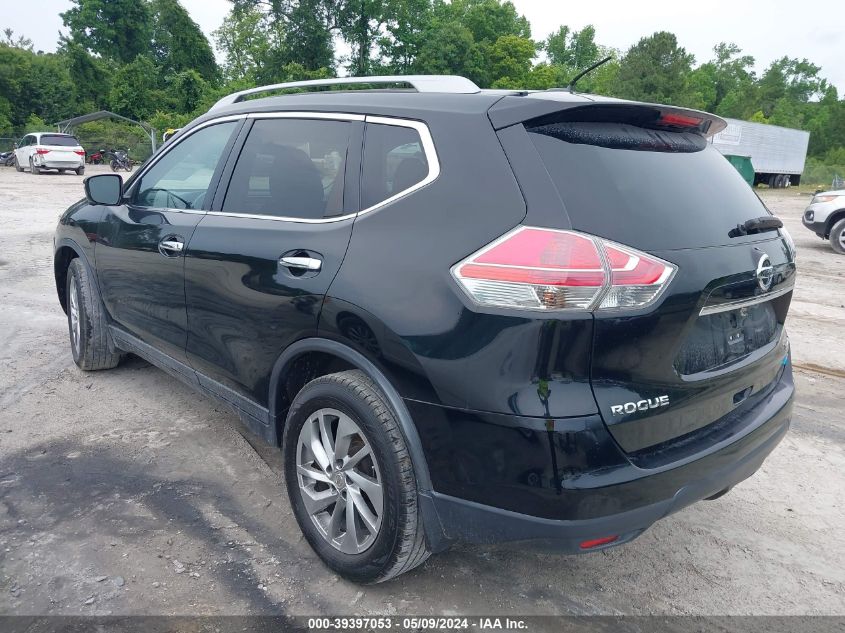 2014 Nissan Rogue Sl VIN: 5N1AT2MVXEC763416 Lot: 39397053