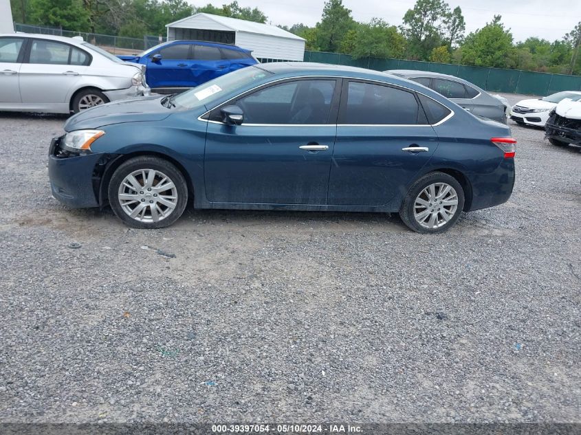 2014 Nissan Sentra Fe+ S/Fe+ Sv/S/Sl/Sr/Sv VIN: 3N1AB7APXEY337598 Lot: 39397054