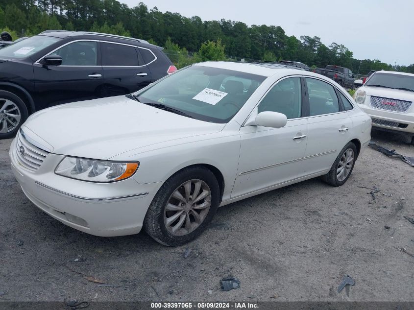 2007 Hyundai Azera Limited/Se VIN: KMHFC46F67A216228 Lot: 39397065