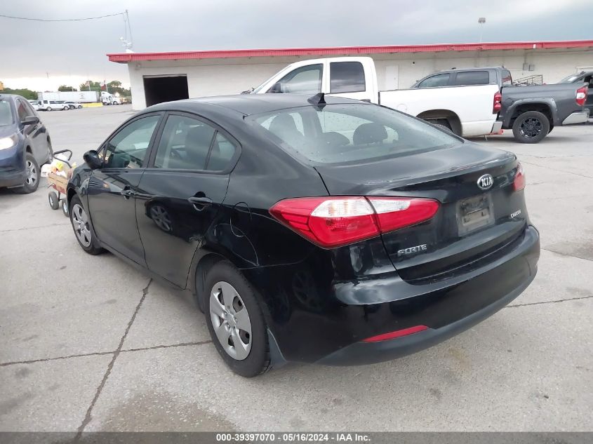 2016 Kia Forte Lx VIN: KNAFK4A69G5617034 Lot: 39397070