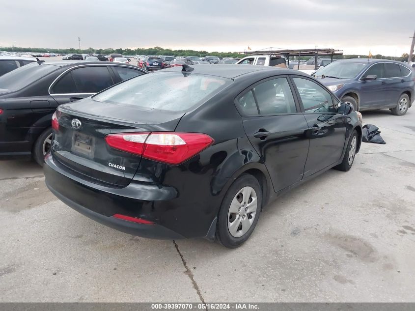 2016 Kia Forte Lx VIN: KNAFK4A69G5617034 Lot: 39397070