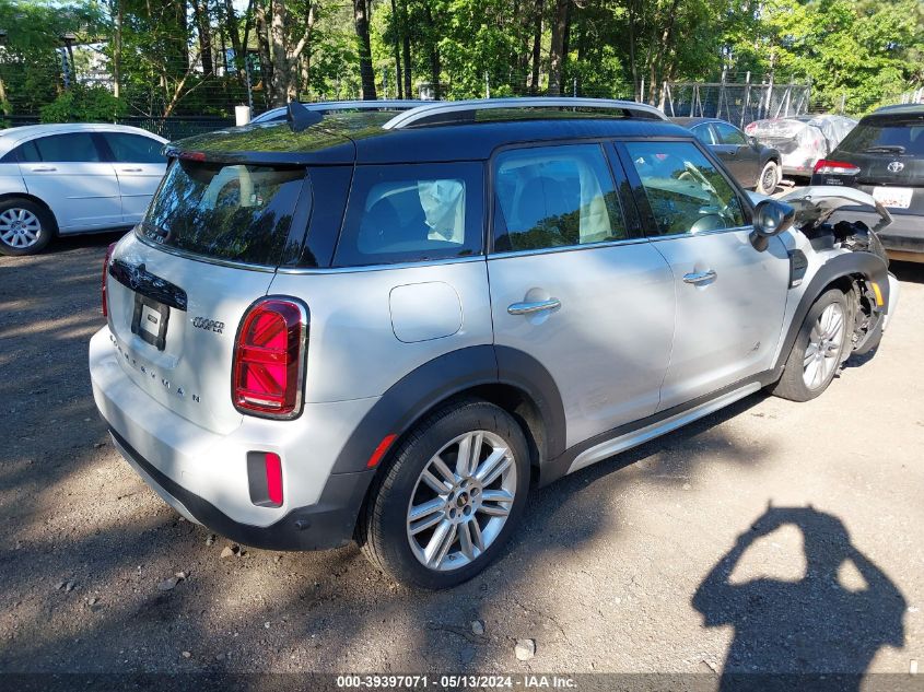 2022 Mini Countryman Cooper VIN: WMZ43BR00N3N41532 Lot: 39397071