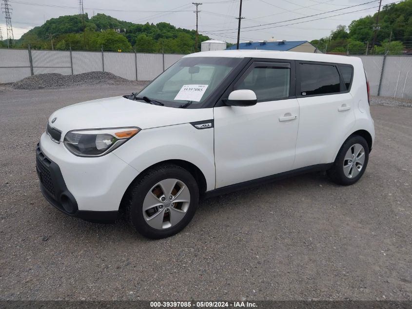 2015 Kia Soul VIN: KNDJN2A20F7125288 Lot: 39397085