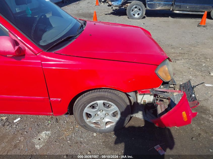 2005 Hyundai Accent Gls VIN: KMHCG45C25U654528 Lot: 39397087