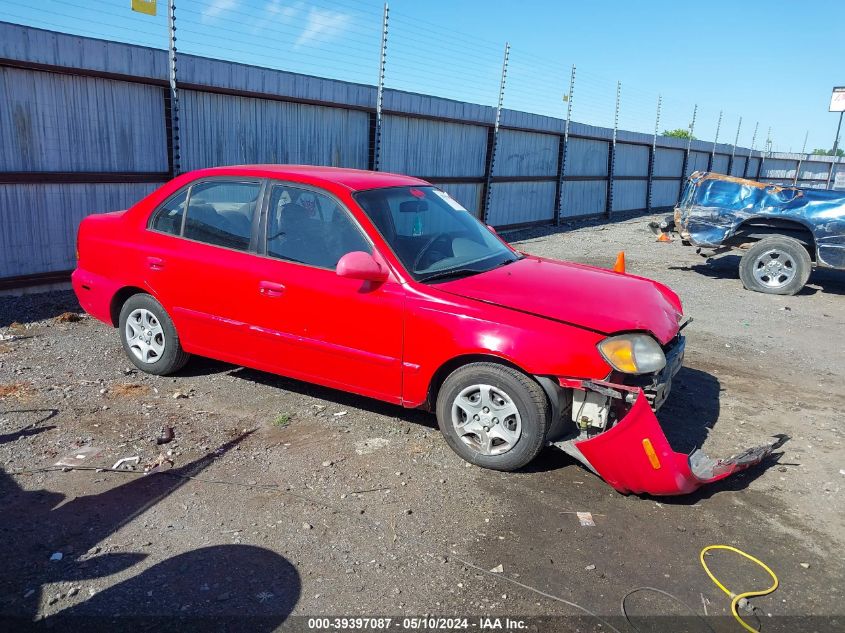 2005 Hyundai Accent Gls VIN: KMHCG45C25U654528 Lot: 39397087