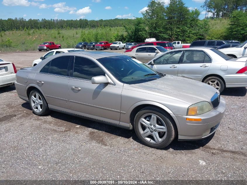 2002 Lincoln Ls V6 Auto/V6 Manual VIN: 1LNHM86S02Y601973 Lot: 39397091