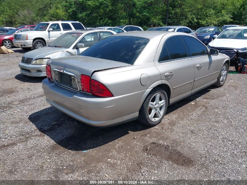 2002 Lincoln Ls V6 Auto/V6 Manual VIN: 1LNHM86S02Y601973 Lot: 39397091