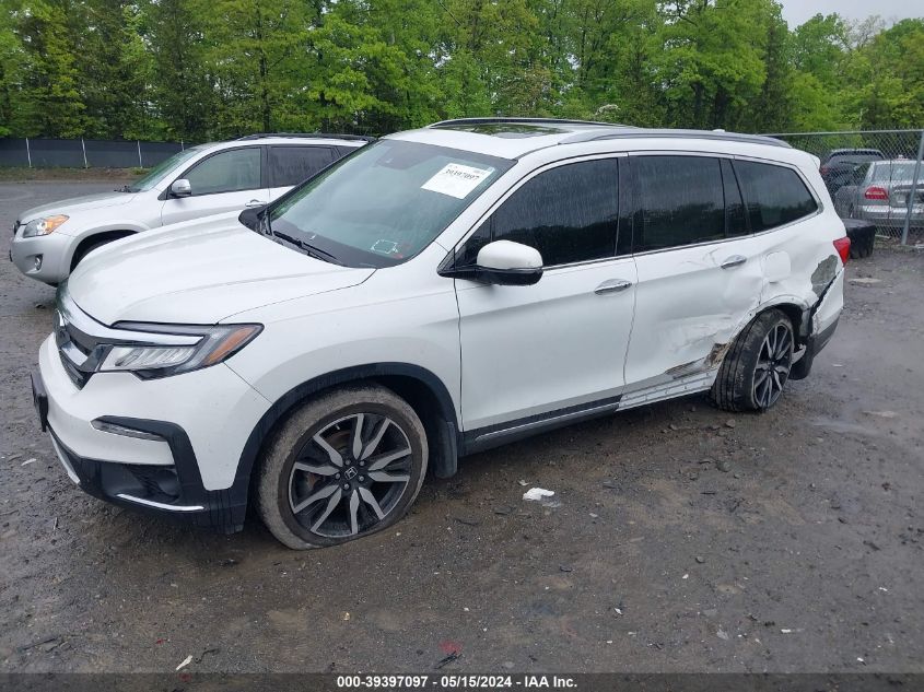 2022 Honda Pilot Awd Touring 7 Passenger VIN: 5FNYF6H69NB095681 Lot: 39397097