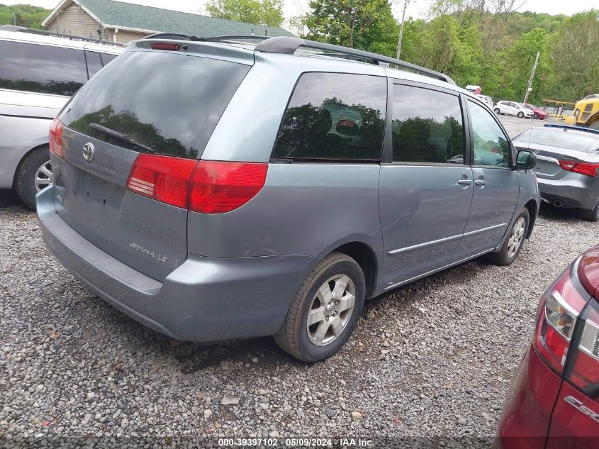 2004 Toyota Sienna Le VIN: 5TDZA23CX4S075135 Lot: 39397102