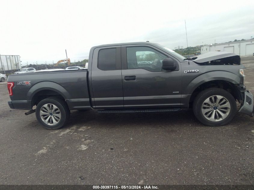 2017 FORD F-150 SUPER CAB - 1FTEX1EP4HFC83976