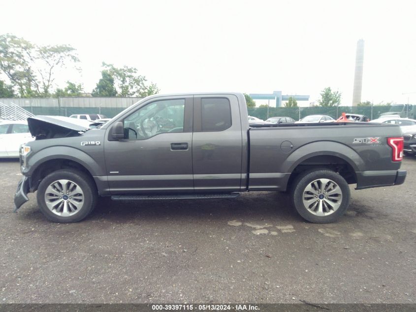 2017 FORD F-150 SUPER CAB - 1FTEX1EP4HFC83976