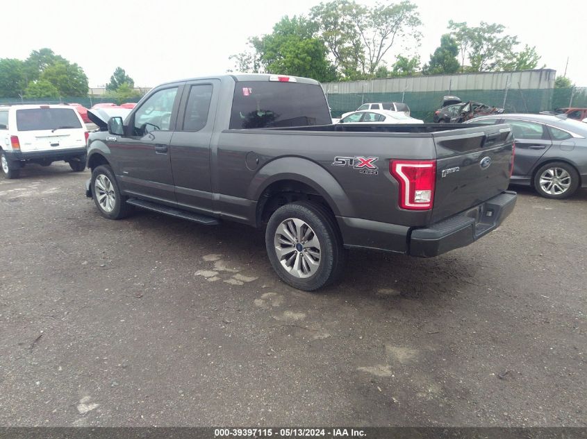 2017 FORD F-150 SUPER CAB - 1FTEX1EP4HFC83976