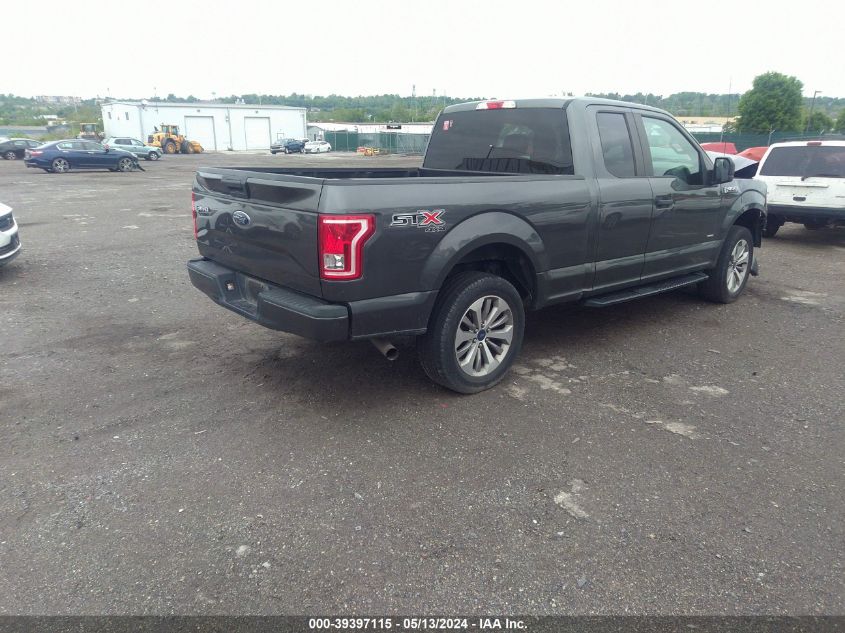 2017 FORD F-150 SUPER CAB - 1FTEX1EP4HFC83976