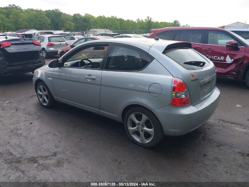 2007 Hyundai Accent Se VIN: KMHCN36C87U043064 Lot: 39397128