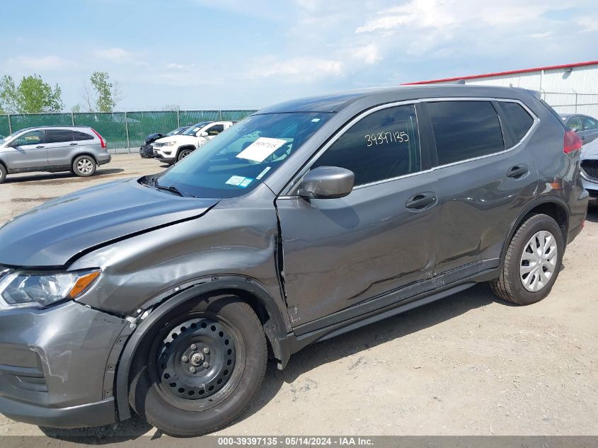 2019 Nissan Rogue S VIN: 5N1AT2MV3KC827064 Lot: 39397135