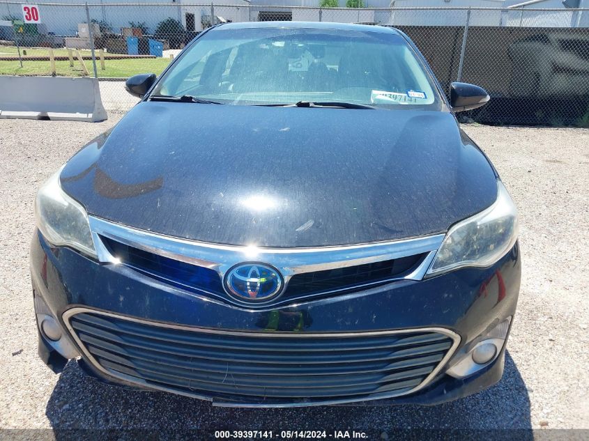 2014 Toyota Avalon Hybrid Limited VIN: 4T1BD1EBXEU027070 Lot: 39397141