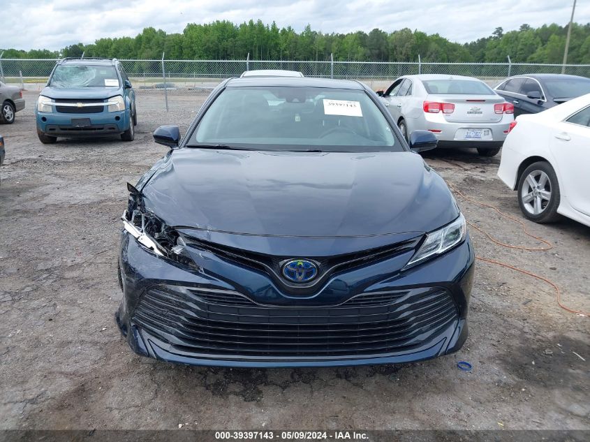 2020 Toyota Camry Le Hybrid VIN: 4T1C31AK3LU522334 Lot: 39397143