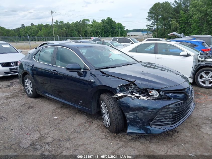 2020 Toyota Camry Le Hybrid VIN: 4T1C31AK3LU522334 Lot: 39397143