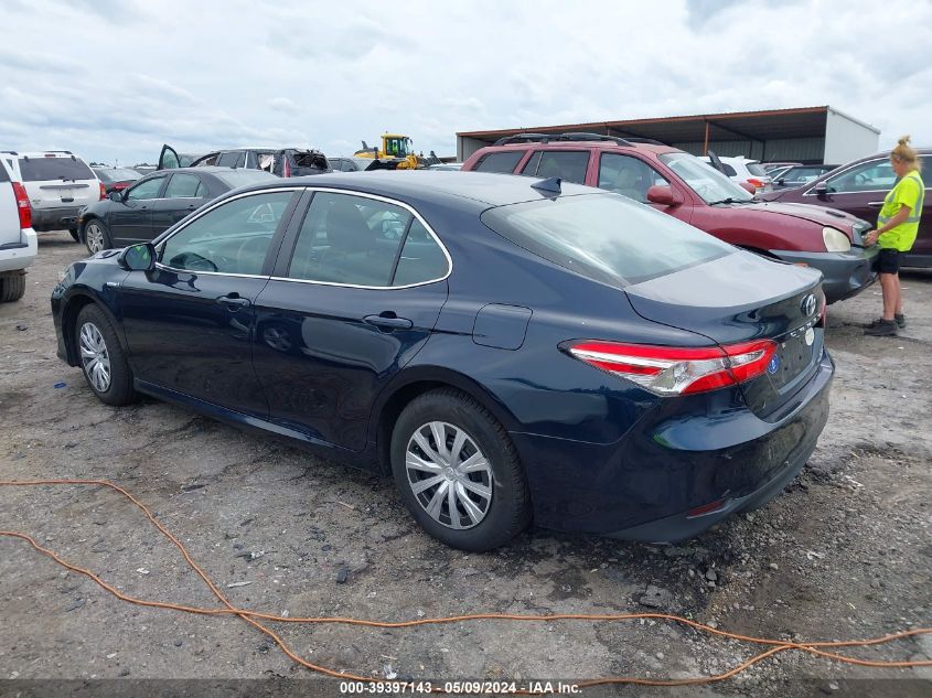 2020 Toyota Camry Le Hybrid VIN: 4T1C31AK3LU522334 Lot: 39397143