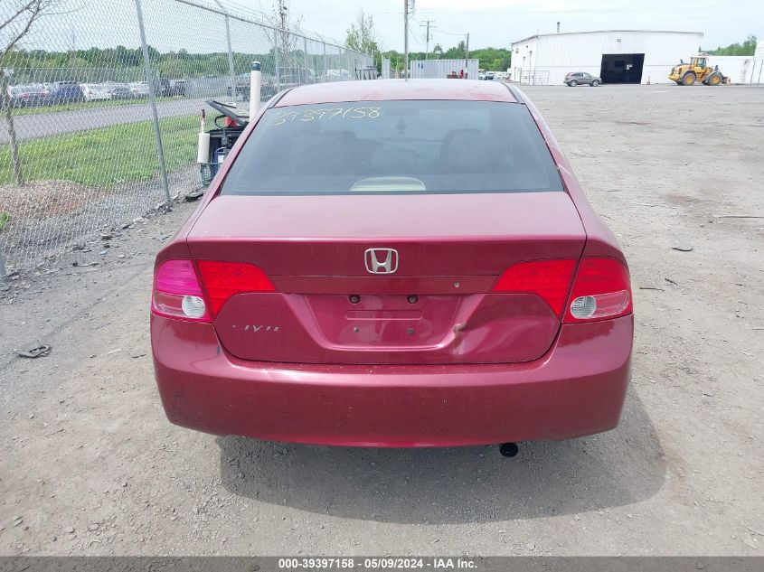2007 Honda Civic Lx VIN: 1HGFA16597L124343 Lot: 39397158