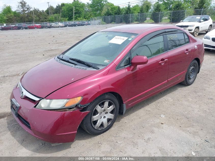 2007 Honda Civic Lx VIN: 1HGFA16597L124343 Lot: 39397158