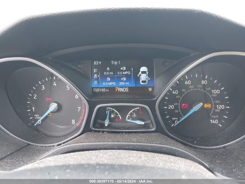 2016 Ford Focus Se VIN: 1FADP3FE2GL288555 Lot: 39397170