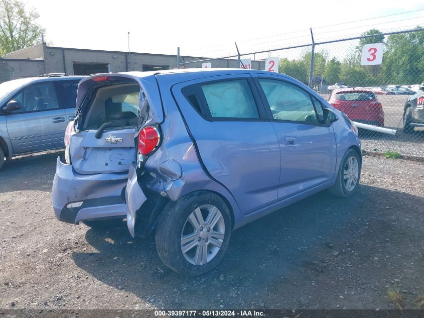 2014 Chevrolet Spark Ls Manual VIN: KL8CA6S91EC591088 Lot: 39397177