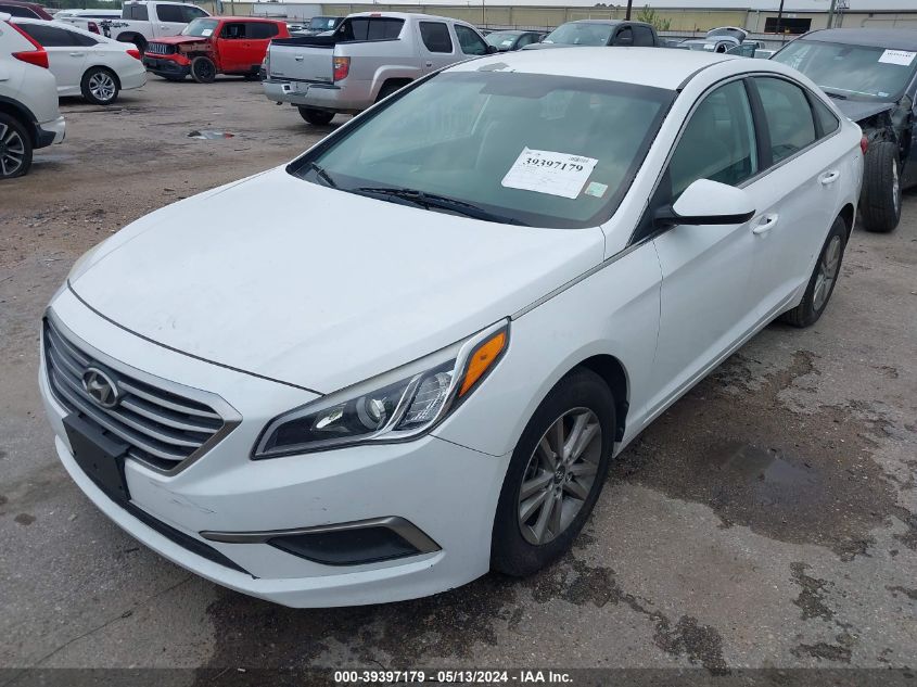 2016 Hyundai Sonata Se VIN: 5NPE24AF3GH345174 Lot: 39397179