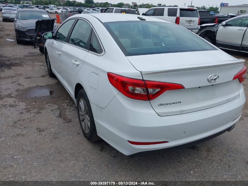 2016 Hyundai Sonata Se VIN: 5NPE24AF3GH345174 Lot: 39397179