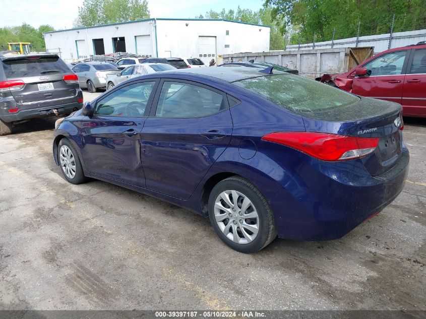 2011 Hyundai Elantra Gls VIN: 5NPDH4AE8BH061601 Lot: 39397187