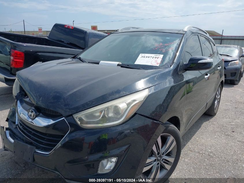 2015 Hyundai Tucson Limited VIN: KM8JU3AG9FU106112 Lot: 39397191