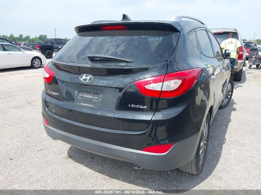 2015 Hyundai Tucson Limited VIN: KM8JU3AG9FU106112 Lot: 39397191