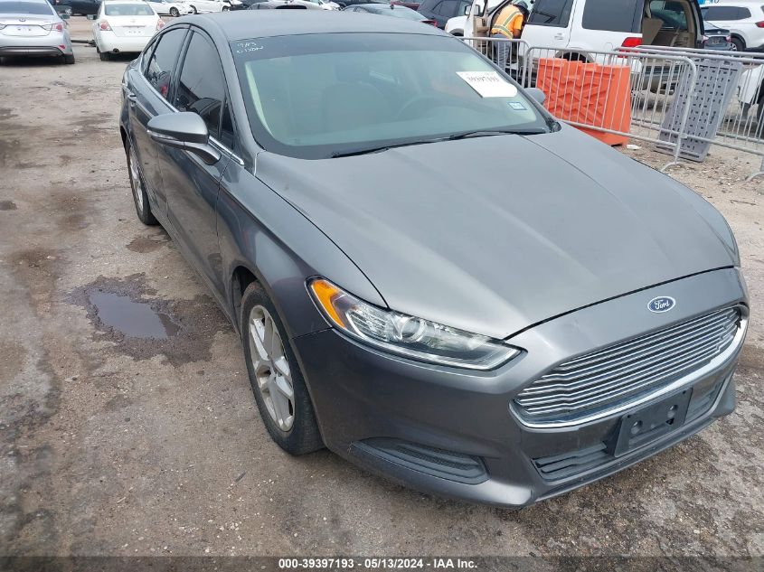 2014 Ford Fusion Se VIN: 3FA6P0HD3ER381398 Lot: 39397193