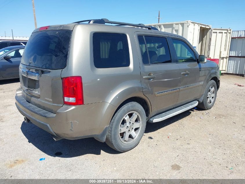 2011 Honda Pilot Touring VIN: 5FNYF3H91BB002012 Lot: 39397251