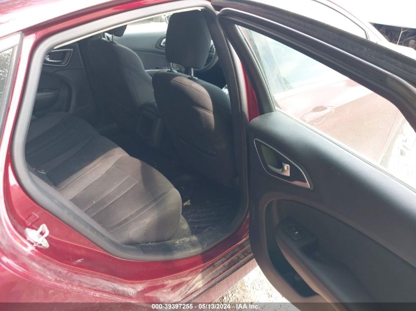 2015 Chrysler 200 Limited VIN: 1C3CCCABXFN597941 Lot: 39397255