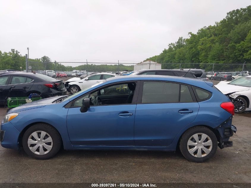 2014 Subaru Impreza 2.0I VIN: JF1GPAA60E8307377 Lot: 39397261