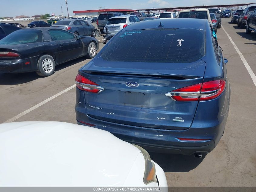 2019 Ford Fusion Se VIN: 3FA6P0HD4KR239816 Lot: 39397267