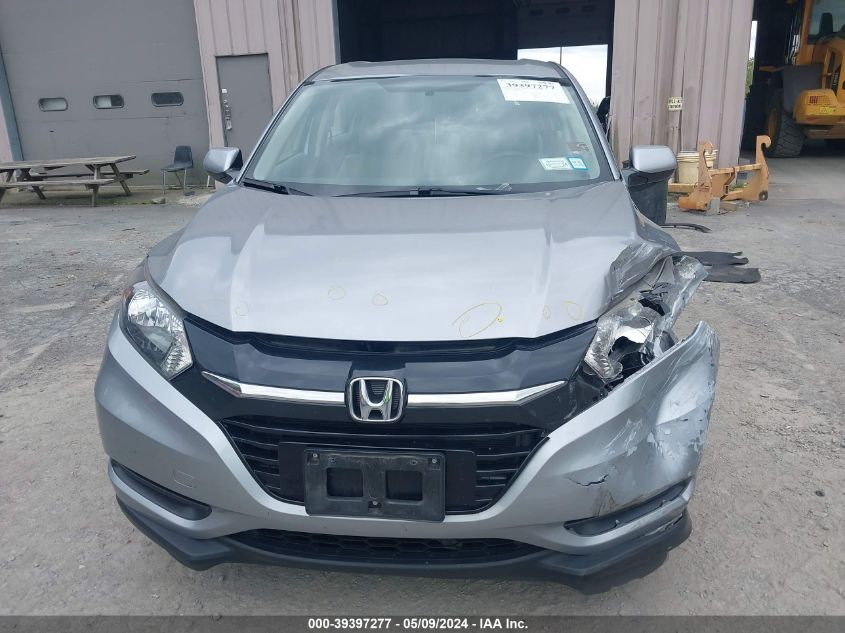 2018 Honda Hr-V Lx VIN: 3CZRU6H30JG709502 Lot: 39397277