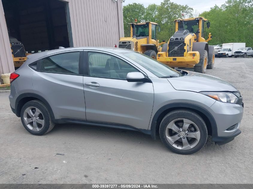 2018 Honda Hr-V Lx VIN: 3CZRU6H30JG709502 Lot: 39397277