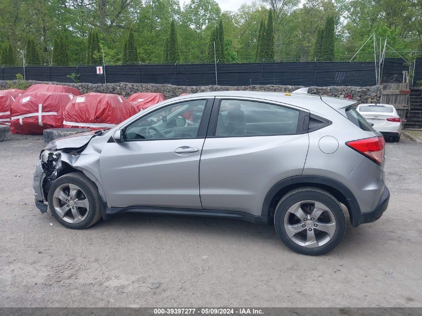 2018 Honda Hr-V Lx VIN: 3CZRU6H30JG709502 Lot: 39397277