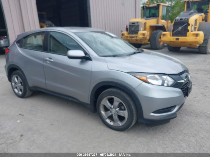 2018 Honda Hr-V Lx VIN: 3CZRU6H30JG709502 Lot: 39397277