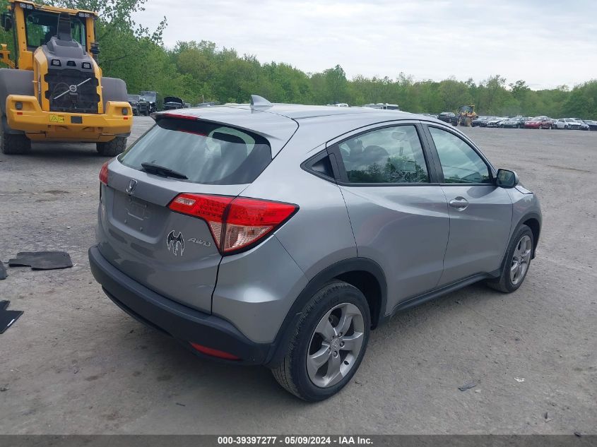 2018 Honda Hr-V Lx VIN: 3CZRU6H30JG709502 Lot: 39397277