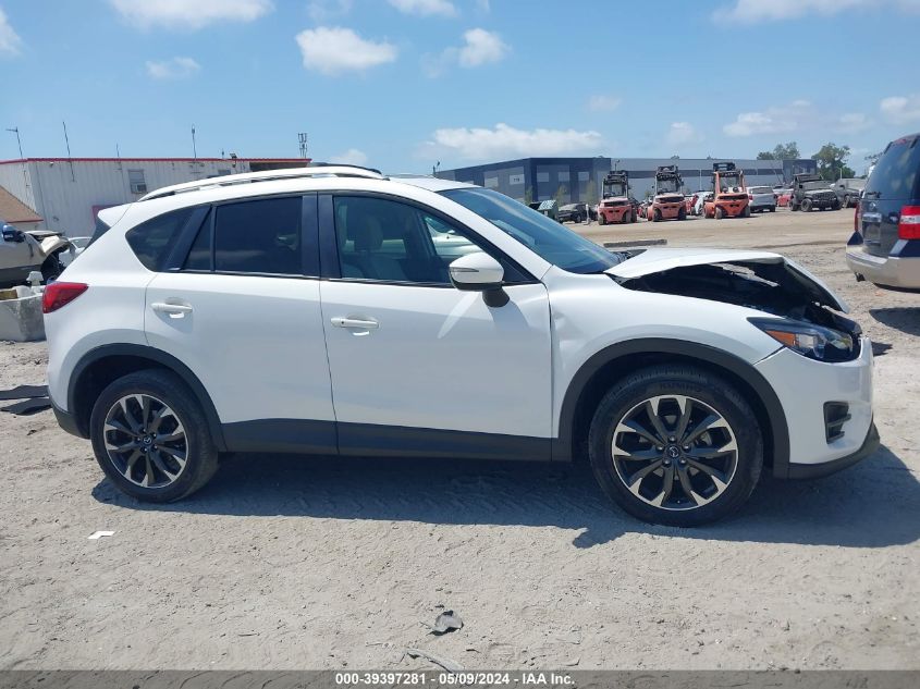 2016 Mazda Cx-5 Grand Touring VIN: JM3KE2DY0G0669585 Lot: 39397281