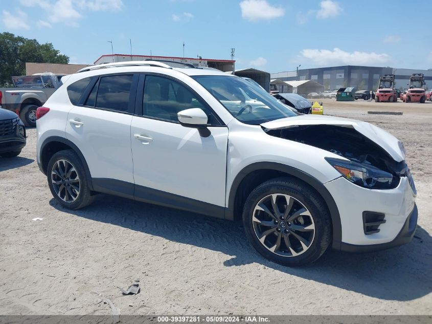 2016 Mazda Cx-5 Grand Touring VIN: JM3KE2DY0G0669585 Lot: 39397281