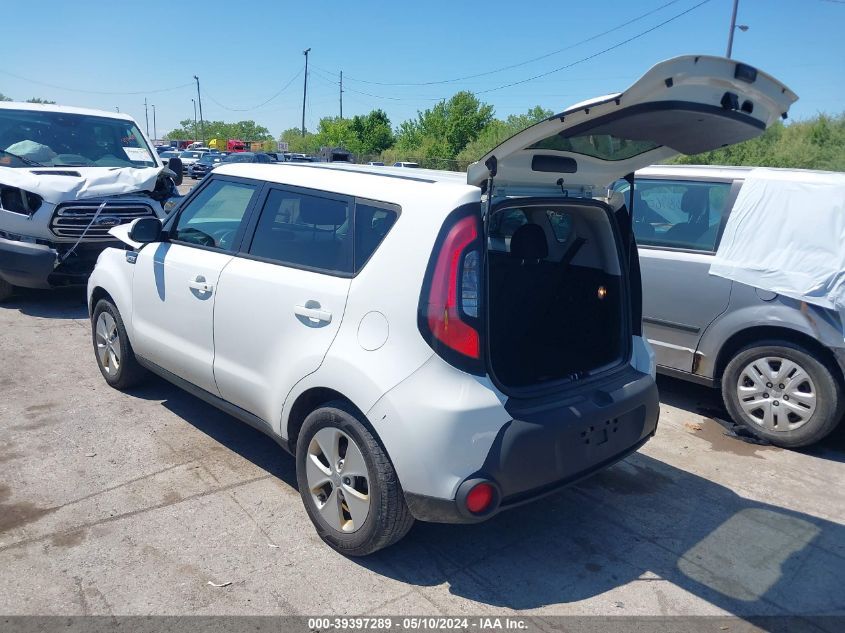 2016 Kia Soul VIN: KNDJN2A23G7407202 Lot: 39397289