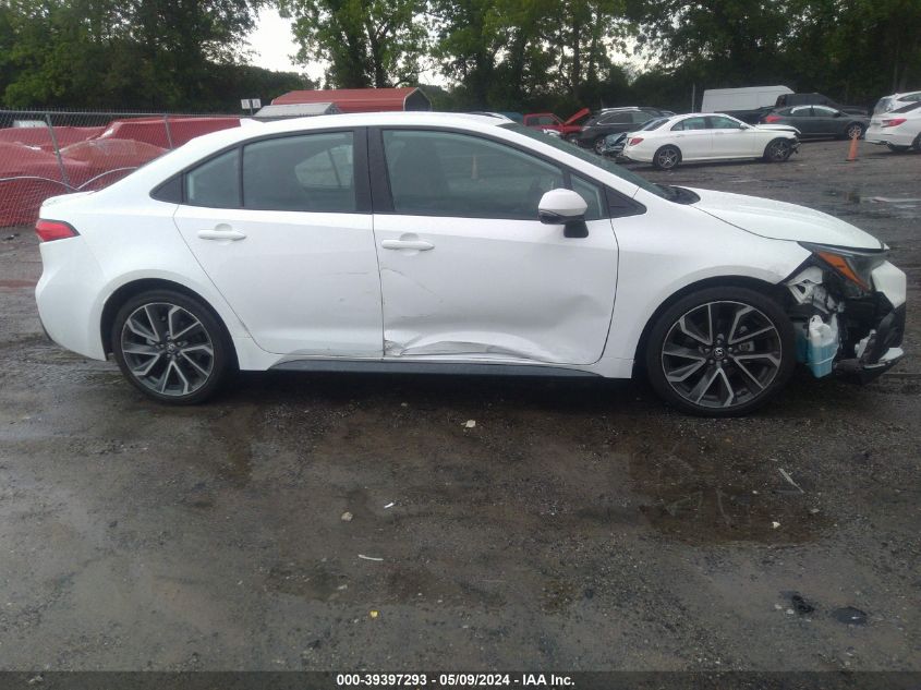 2021 Toyota Corolla Se VIN: 5YFS4MCE6MP093663 Lot: 39397293