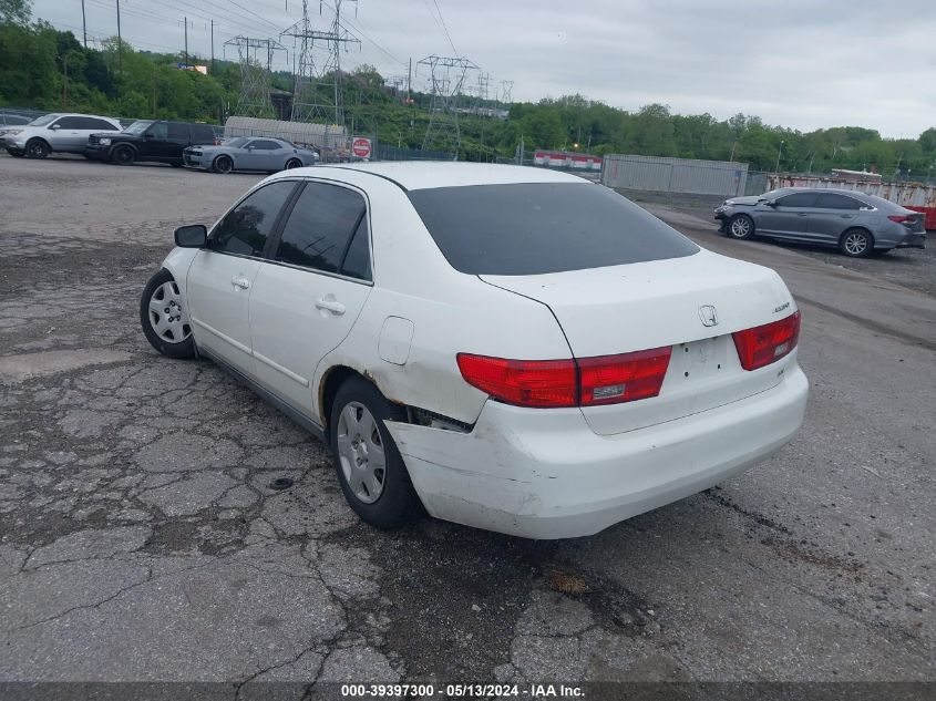 2005 Honda Accord 2.4 Lx VIN: 1HGCM56405A160021 Lot: 39397300