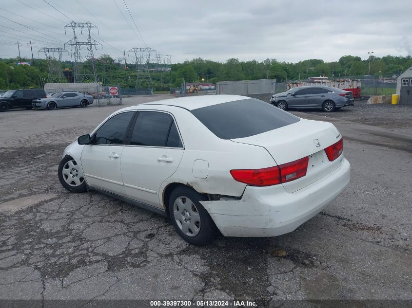 2005 Honda Accord 2.4 Lx VIN: 1HGCM56405A160021 Lot: 39397300